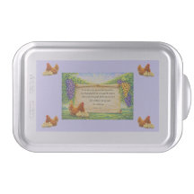 Cake Pan John 15:5 Scripture Lavender Background