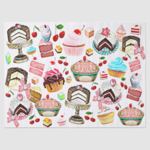 Cake Patisserie Pastry Cupcake Petit Four Tissue Paper