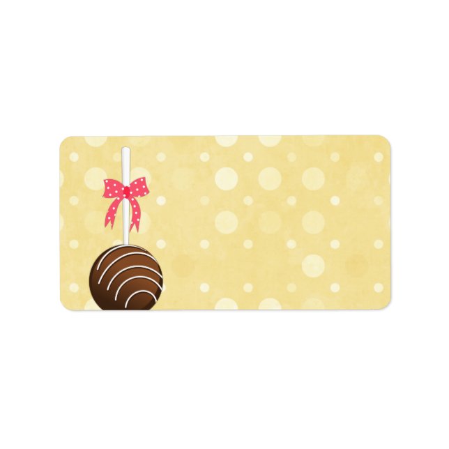 Cake Pops Address Labels (Front)