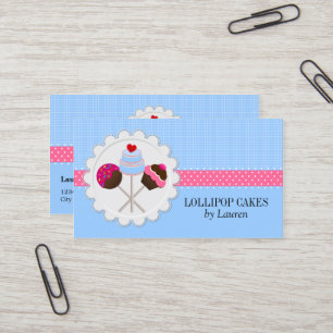 Cake Pops Business Card
