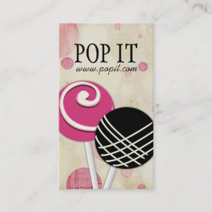 Cake Pops Business Cards