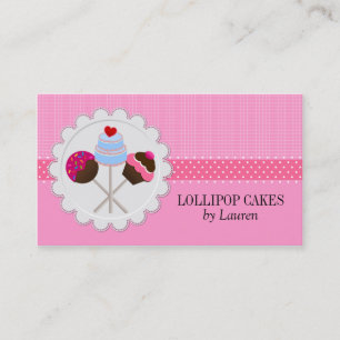 Cake Pops Business Cards