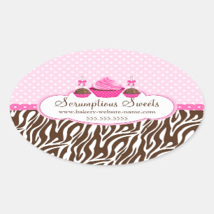 Cake Pops Cupcake Bakery Box Seals