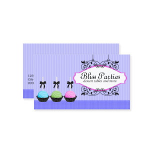 Cake Pops Desserts Business Card