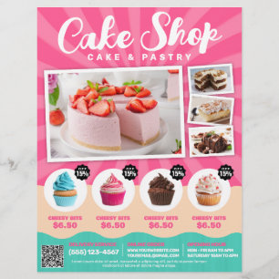 Cake Shop / Bakery / Confectionery - (Template) Flyer