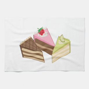 Cake Slices Kitchen Towel