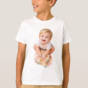 Cake Smash Baby First Birthday T-Shirt
