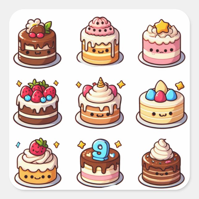 Cake sticker partie 1 (Devant)