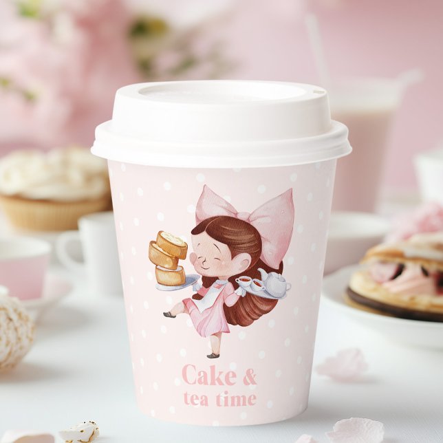 Cake & Tea Time Paper Cups (Creator Uploaded)