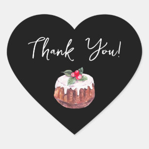 Cake Thank You label