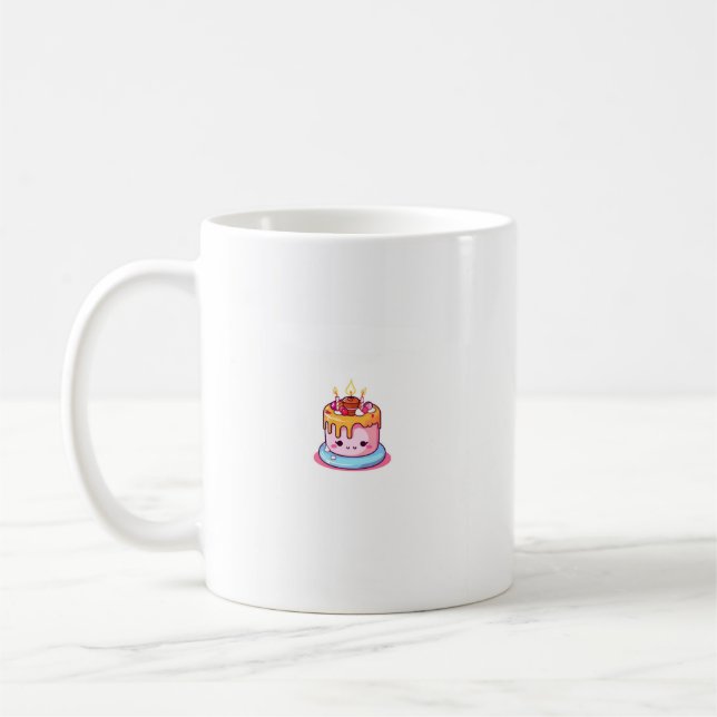 Cake theme, cake design, cute cake coffee mug (Left)
