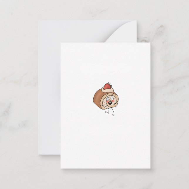 Cake themed, cake design card (Front)
