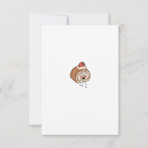 Cake themed, cake design thank you card