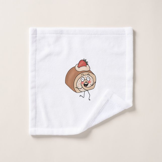 Cake themed, cake design wash cloth (Wash Cloth)