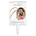 90e anniversaire de fête Floral Botanical Custom P