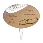 Deux Coeurs Dans Le Sable - anniversaire