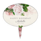 Dusty Rose Floral Vintage femme's Birthday