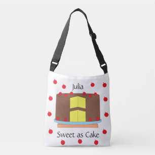 Cake with Cherries Crossbody Bag