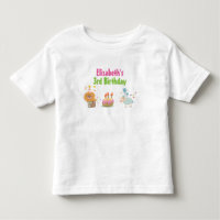Cake with Party Lion and Balloon Sheep Birthday