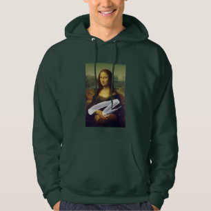 Caked Mona Lisa   Hoodie