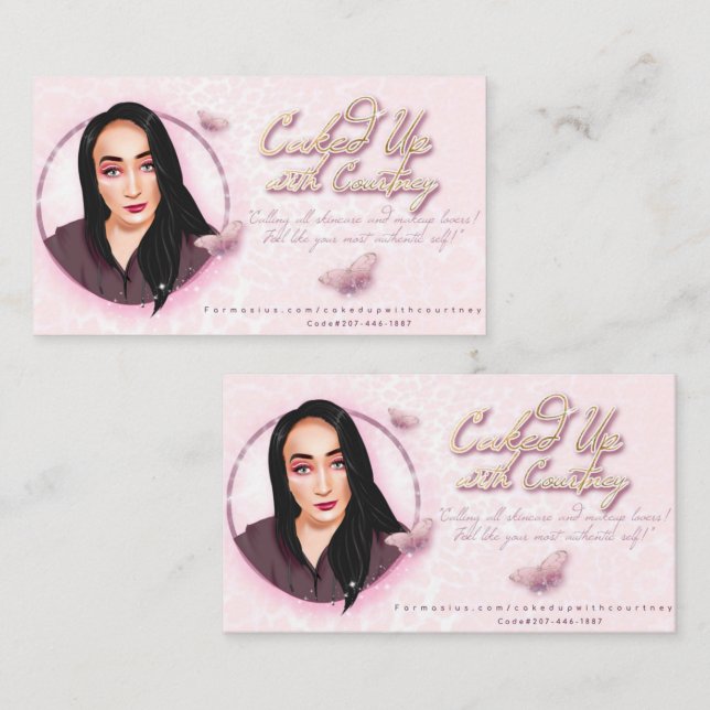 Caked Up Business Cards (Front/Back)