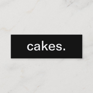 Cakes Business Card