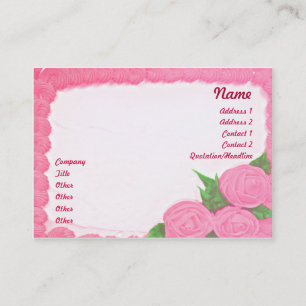 Cakes - Chubby Business Card