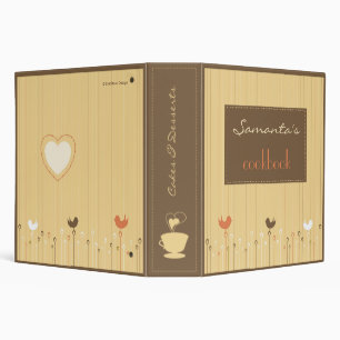 Cakes & Desserts Cookbook Binder