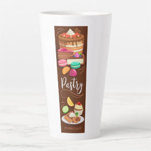 Cakes desserts latte mug