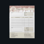 Cakes Invoice Form Business Quotation Notepad<br><div class="desc">Form Business Quotation,  Invoice or Sales Receipt Order Form for your cake or bakery business</div>