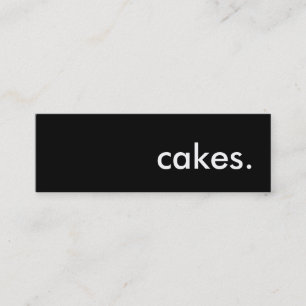 cakes. mini business card