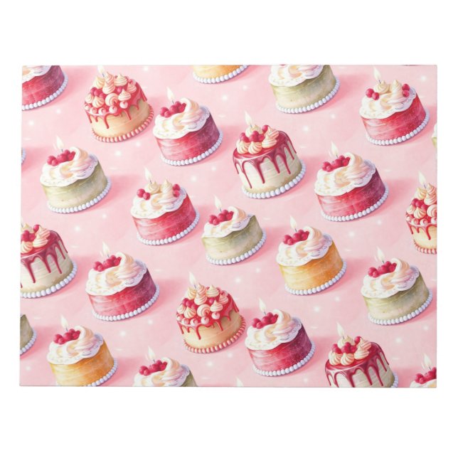 Cakes Notepad-A Sweet Way to Organize Your Thought Notepad (Front)