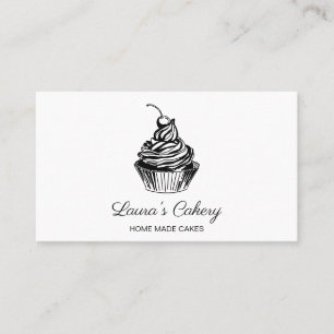 Cakes Sweets Cupcake  Bakery Girly Vintage Craft Business Card