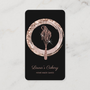 Cakes & Sweets Cupcake Home Bakery Dripping Whisk  Business Card