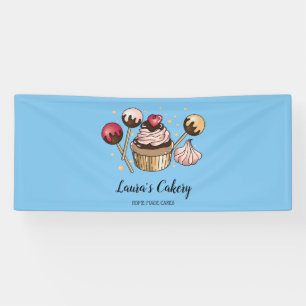 Cakes & Sweets Cupcake Home Bakery Pastry Sweets Banner