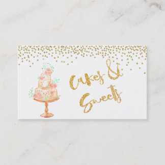 ★ Cakes & Sweets Custom Business Card