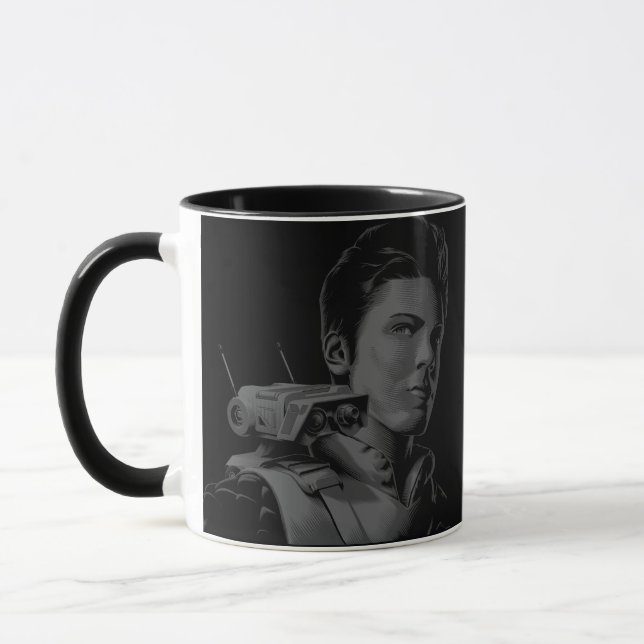 Cal Kestis & BD-1 Outline Mug (Left)