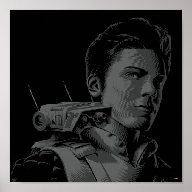 Cal Kestis & BD-1 Outline Poster (Front)