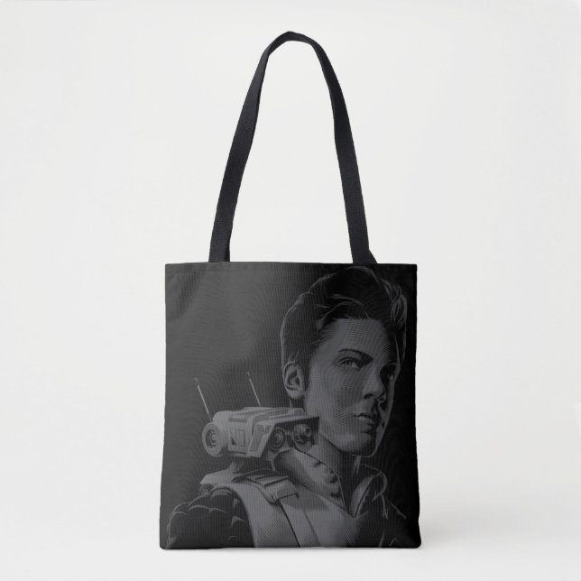 Cal Kestis & BD-1 Outline Tote Bag (Front)