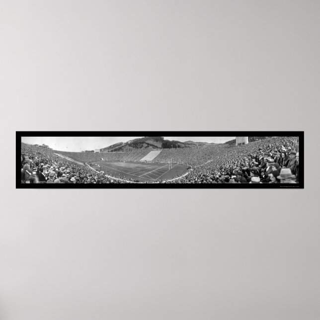 Cal Stanford Big Game Football Photo 1930 Poster (Front)