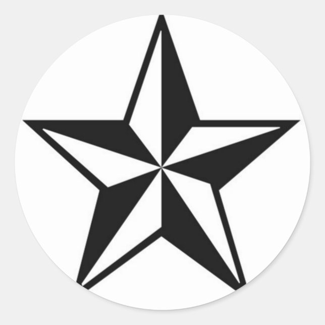 CAL STAR CLASSIC ROUND STICKER (Front)