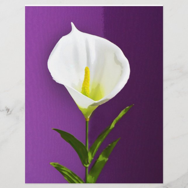 Cala Lily Flower Flyer (Front)