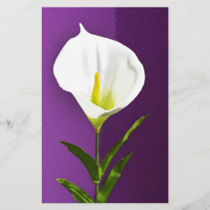 Cala Lily Flower Stationery