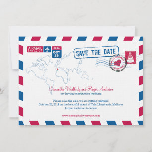 Cala Llombards Mallorca Air Mail Save the Date