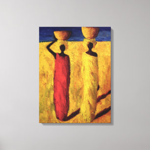 Calabash Girls 1991 Canvas Print