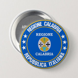 Calabria 3 inch round button