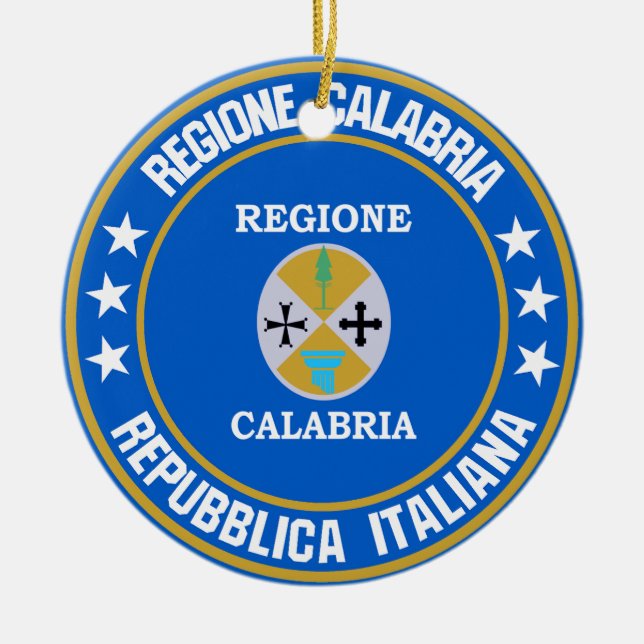 Calabria                                           ceramic ornament (Front)