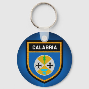 Calabria Flag Keychain
