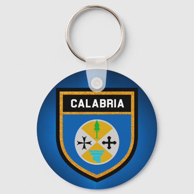 Calabria Flag Keychain (Front)