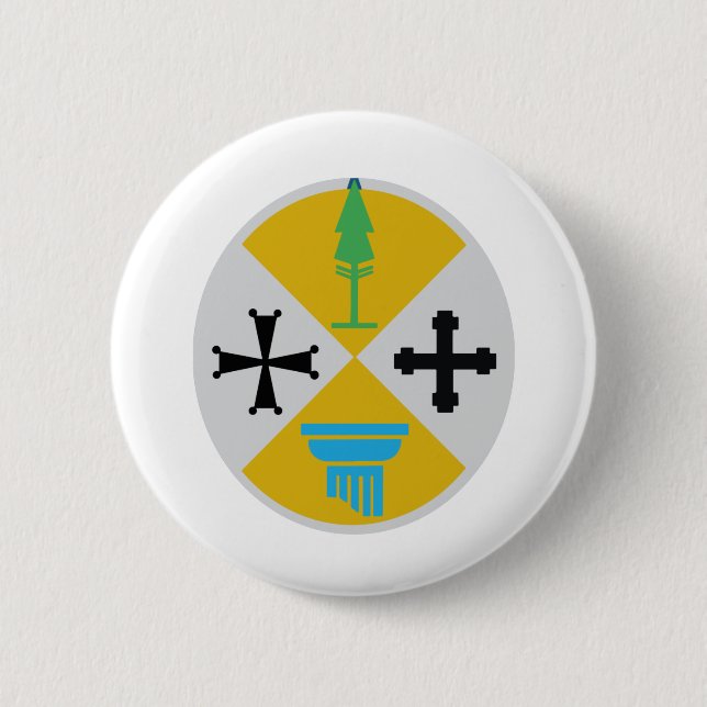 Calabria Italy 2 Inch Round Button (Front)